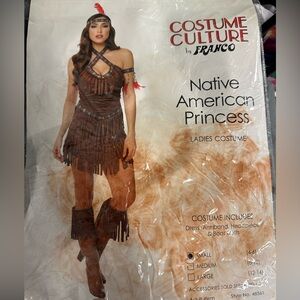 Native American Princess Costume - Brown